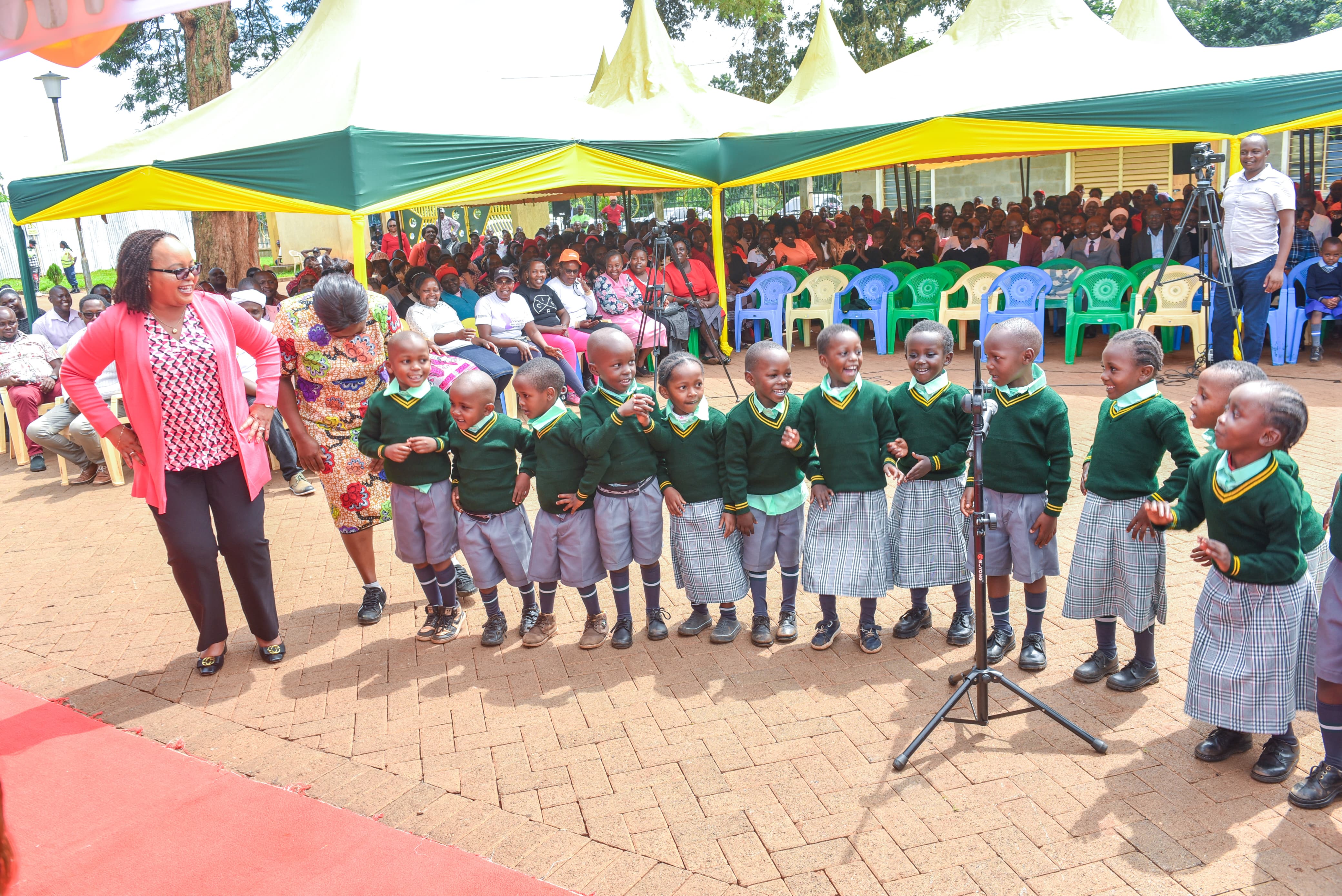 Governor Anne Waiguru Distributes Free Uniforms to All ECDE Learners in Kirinyaga County.